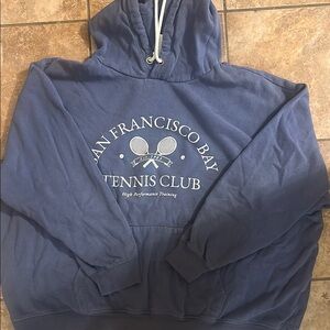 Blue San Francisco Bay Tennis Club Hoodie